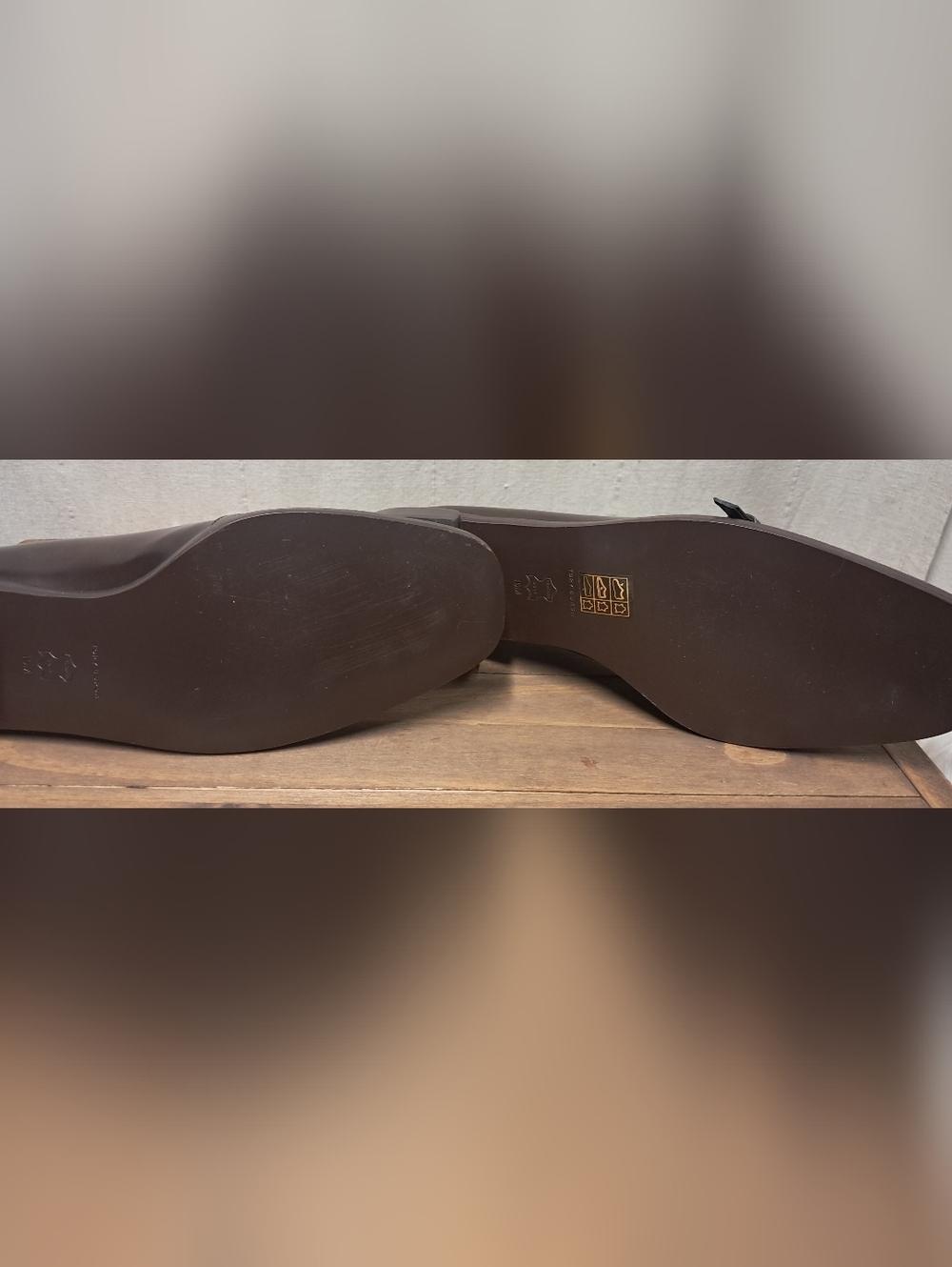 Tory Burch Leather Buckle Flat Loafers 10M NWT - Picture 7 of 9